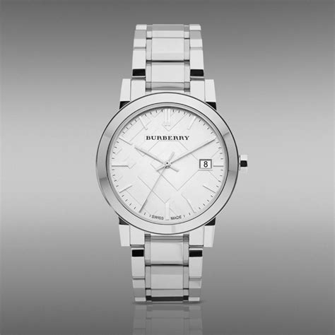 Burberry BU9000 The City Silver Watch 